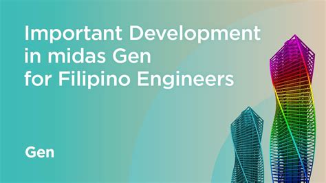 midas engineering & services pte ltd|Important Development in midas Gen for Filipino Engineers.